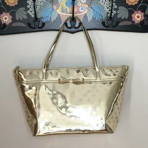 Kate Spade Gold Polka Dot Tote
